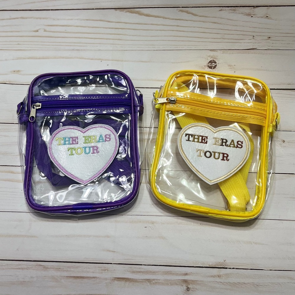 The eras tour Clear crossbody stadium approved bag, purple bag only!